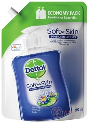 Dettol náhradní náplň do tekutého mýdla Vůně moře 1x500 ml