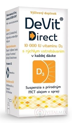 Devátá Direct 10 000 IU sprej 1x6 ml