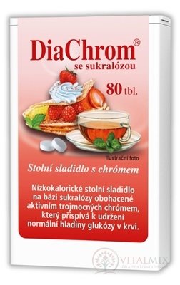 DiaChrom se sukralózou tbl 1x80 ks