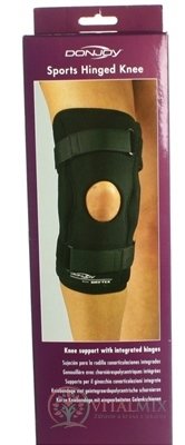 DJ ORTÉZA KOLENA Drytex ECONOMY hinged KNEE fixační, prodyšná (670), vel. XXL (64-72 cm; zadní výřez) 1x1 ks