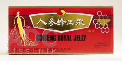 GINSENG ROYAL JELLY - Amazonas ampule na pití (á 10 ml) 1x10 ks