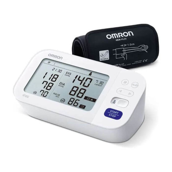 OMRON M6 COMFORT Digitální TLAKOMĚR automatický na rameno 1 ks + síťový adaptér zdarma 1 ks, 1x1 set
