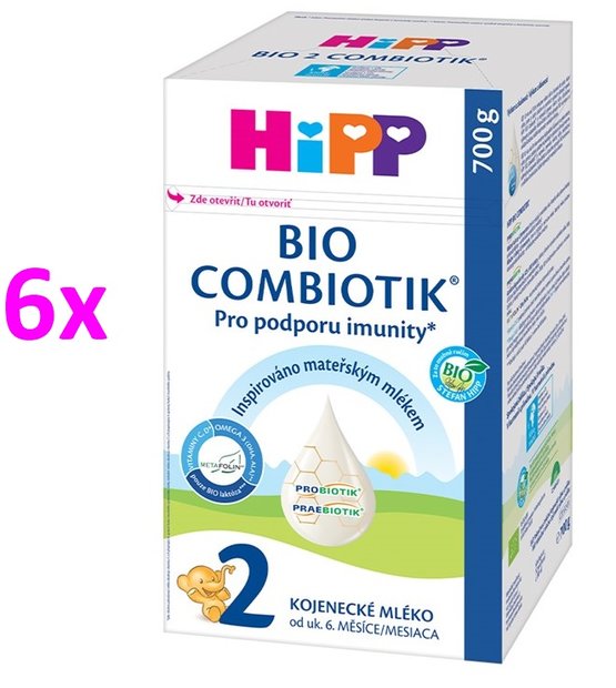 HiPP 2 BIO Combiotik 700g 6ks