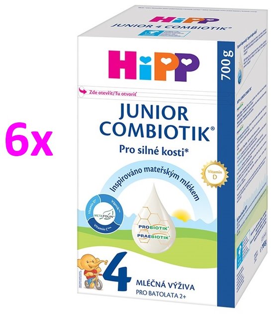 HiPP 4 JUNIOR Combiotik 700g 6ks