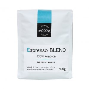 inCUPle Espresso Blend 100% Arabica čerstvě pražená zrnková káva 500g