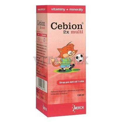 CEBION 2X MULTI DETSKY SIRUP 150ML