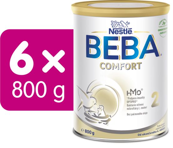 BEBA COMFORT 2 HMO 800G 6ks