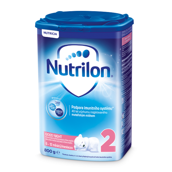 Nutrilon 2 Pronutra Good Night mléčná výživa v prášku na dobrou noc (od ukonč. 6. měsíce) 1x800 g