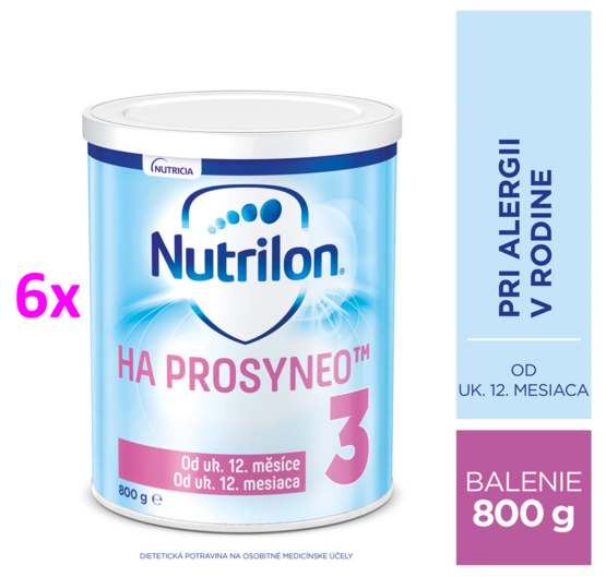 NUTRILON 3 HA PROSYNEO 800G 6ks