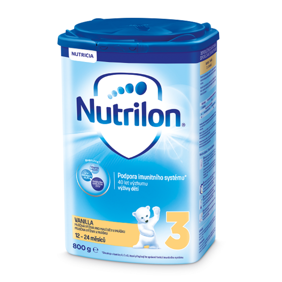 Nutrilon 3 Pronutra Vanilla batolecí mléčná výživa v prášku (od ukonč. 12. měsíce) 1x800 g exp. 12.20