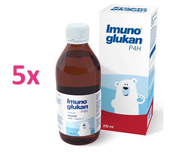 IMUNOGLUKAN P4H SIRUP 250ML SIR 5X250ML