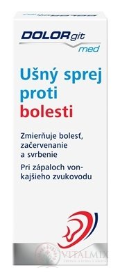 DOLORgit med Ušní sprej proti bolesti 1x20 ml