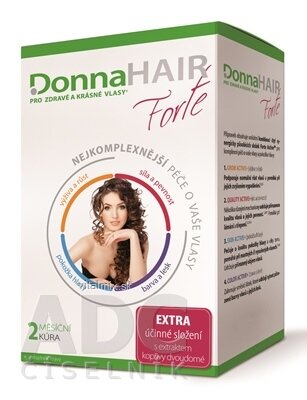 Donna HAIR Forte cps (2 měsíční kúra) 1x60 ks