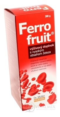 Dr. Müller FERRO FRUIT Sirup s vysokým obsahem železa 1x300 g