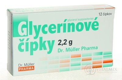 Dr. Müller Glycerinové čípky 2,2 g sup 1x12 ks