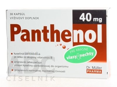 Dr. Müller PANTHENOL 40 MG cps 1x30 ks