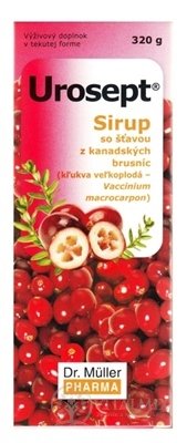 Dr. Müller Urosept Sirup (se šťávou z brusinek) 1x320 g