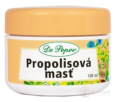 DR. POPOV MAST propolisových s medem 1x100 ml