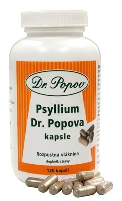DR. POPOV PSYLLIUM ZN. Psyllicol cps 1x120 ks