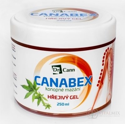 Dr.Cann CANABEX konopné mazání HŘEJIVÝ GEL 1x250 ml