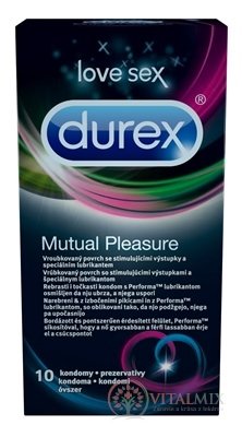 DUREX Mutual Pleasure kondom s benzokain 1x10 ks