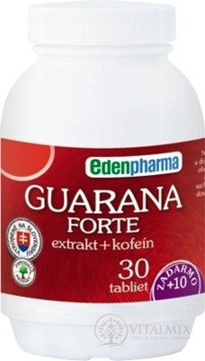 EDENPharma GUARANA forte tbl 30 + 10 zdarma (40 ks)