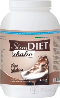 EDENPharma SLIM DIET SHAKE plv (příchuť Čokoláda) 1x400 g