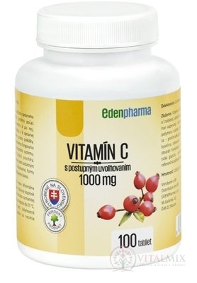 EDENPharma VITAMIN C 1000 mg tbl s postupným uvolňováním 1x100 ks