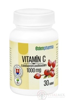 EDENPharma VITAMIN C 1000 mg tbl s postupným uvolňováním 1x30 ks