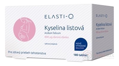 Elasti-Q KYSELINA LISTOVÁ 800 μg tbl 1x180 ks