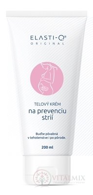 Elasti-Q Originál (inov.15) tělový krém k prevenci strií, 1x200 ml