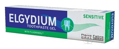 ELGYDIUM SENSITIVE gelová zubní pasta s fluorinolom k ochraně citlivých zubů 1x75 ml