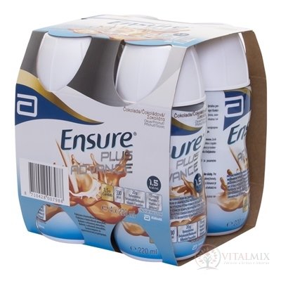 EnSure PLUS ADVANCE čokoládová příchuť 4x220 ml