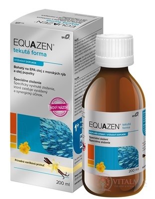 EQUAZEN tekutá forma, vanilková příchuť 1x200 ml