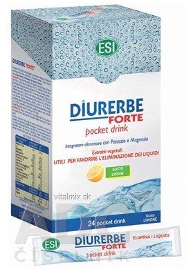 ESI DIURERBE FORTE drinky nápoj v sáčcích, příchuť citrón 1x24 ks