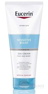 Eucerin AFTER SUN Sensitive RELIEF Gel-krém po opalování, tváe a tělo 1x200 ml