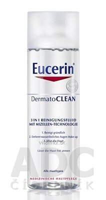 Eucerin DermatoCLEAN čistící micelární voda 3v1 pro všechny typy pleti 1x200 ml