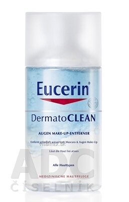 Eucerin DermatoCLEAN odličovač voděodolného očního make-upu 1x125 ml
