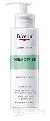 Eucerin DERMOPURE hloubkově čisticí gel problematická pleť 1x400 ml