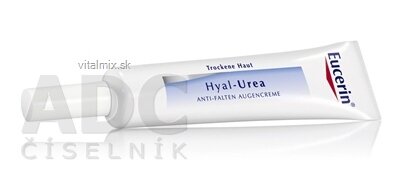 Eucerin HYAL-UREA oční krém proti vráskám pro suchou pleť 1x15 ml