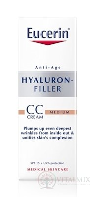 Eucerin HYALURON-FILLER CC krém středně tmavý medium 1x50 ml