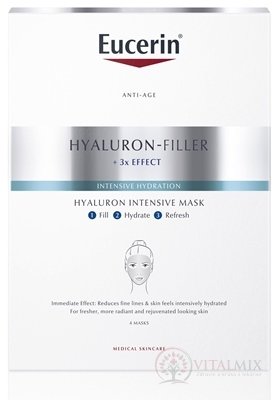 Eucerin HYALURON-FILLER Intenzivní maska 1x4 ks