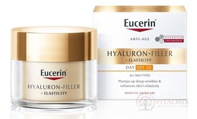 Eucerin HYALURON-FILLER + elasticita DAY SPF 30 denní krém, anti-age, 1x50 ml