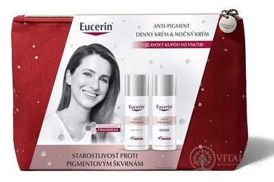 Eucerin Kazeta ANTIPIGMENT denní krém 50 ml + noční krém 50 ml (Vánoce 2021) 1x1 set