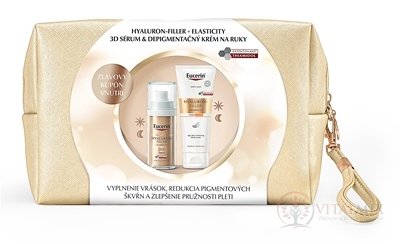 Eucerin Kazeta HYALURON-FILLER + ELASTICITY 3D sérum 30 ml + depigmentační krém na ruce 75 ml (Vánoce 2022) 1x1 set