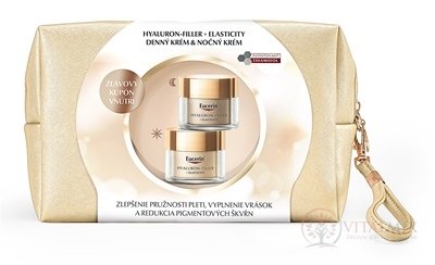 Eucerin Kazeta HYALURON-FILLER + ELASTICITY denní krém 50 ml + noční krém 50 ml (Vánoce 2022) 1x1 set