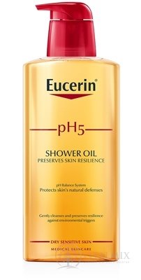 Eucerin pH5 relipidační sprchový olej pro citlivou pokožku 1x400 ml