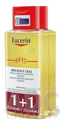 Eucerin pH5 Sprchový olej pro citlivou pokožku 2x200 ml (1 + 1 zdarma), 1x1 set