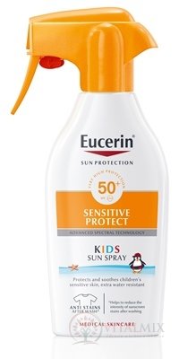 Eucerin SUN SENSITIVE PROTECT SPF 50+ dětský sprej na opalování 1x300 ml