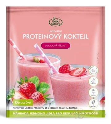 EXPRESS DIET PROTEINOVÝ KOKTEJL instantní, jahodová příchuť, sáček 1x59 g